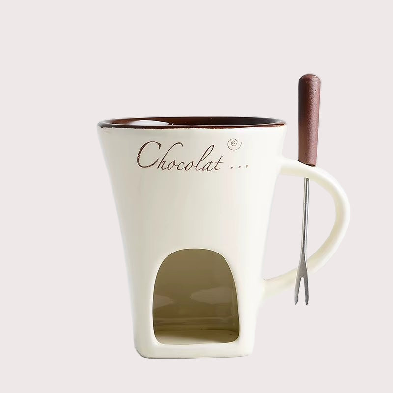 Fondue Pots Fondue Mug Set | Cabilock Chocolate Fondue Mug - CheffyCorner