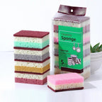 10PCS Kitchen Dishwashing Sponge | Multi - Functional High Density Clean Rub Pot - CheffyCorner