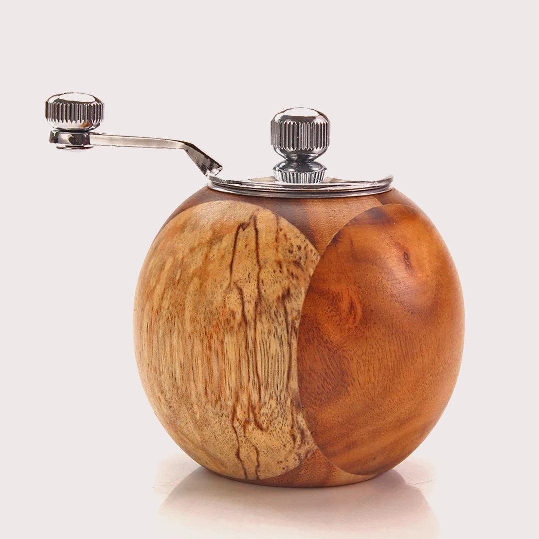 Salt and Pepper Mills, Solid Wood Pepper Grinders with Adjustable Coarseness by Ceramic Rotor, Kitchen Cooking Tools