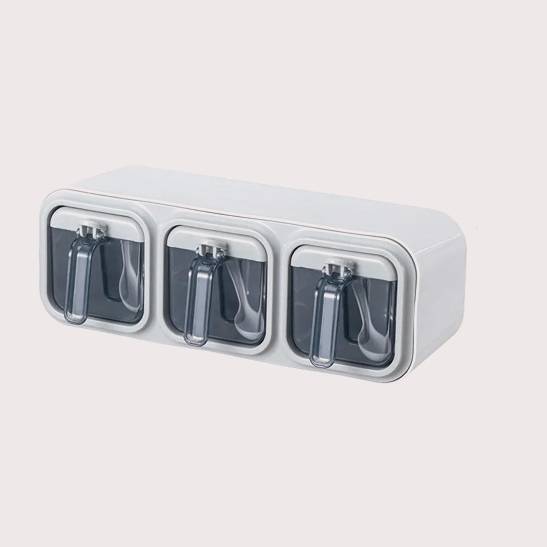 Box Wall Mounted Organizer Boxes | Condiment Door Storage and Organization Jars