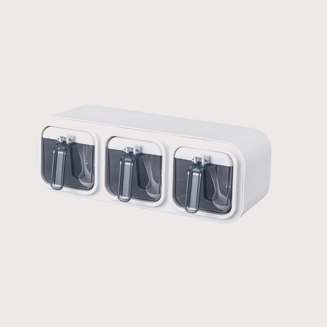 Box Wall Mounted Organizer Boxes | Condiment Door Storage and Organization Jars