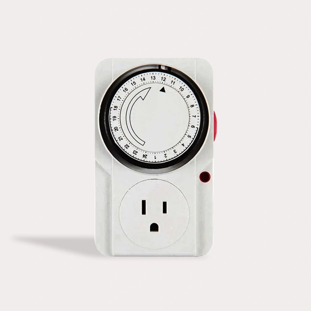 24 - Hour Mechanical Timer Switch Plug for Kitchen & Home – CheffyCorner - CheffyCorner