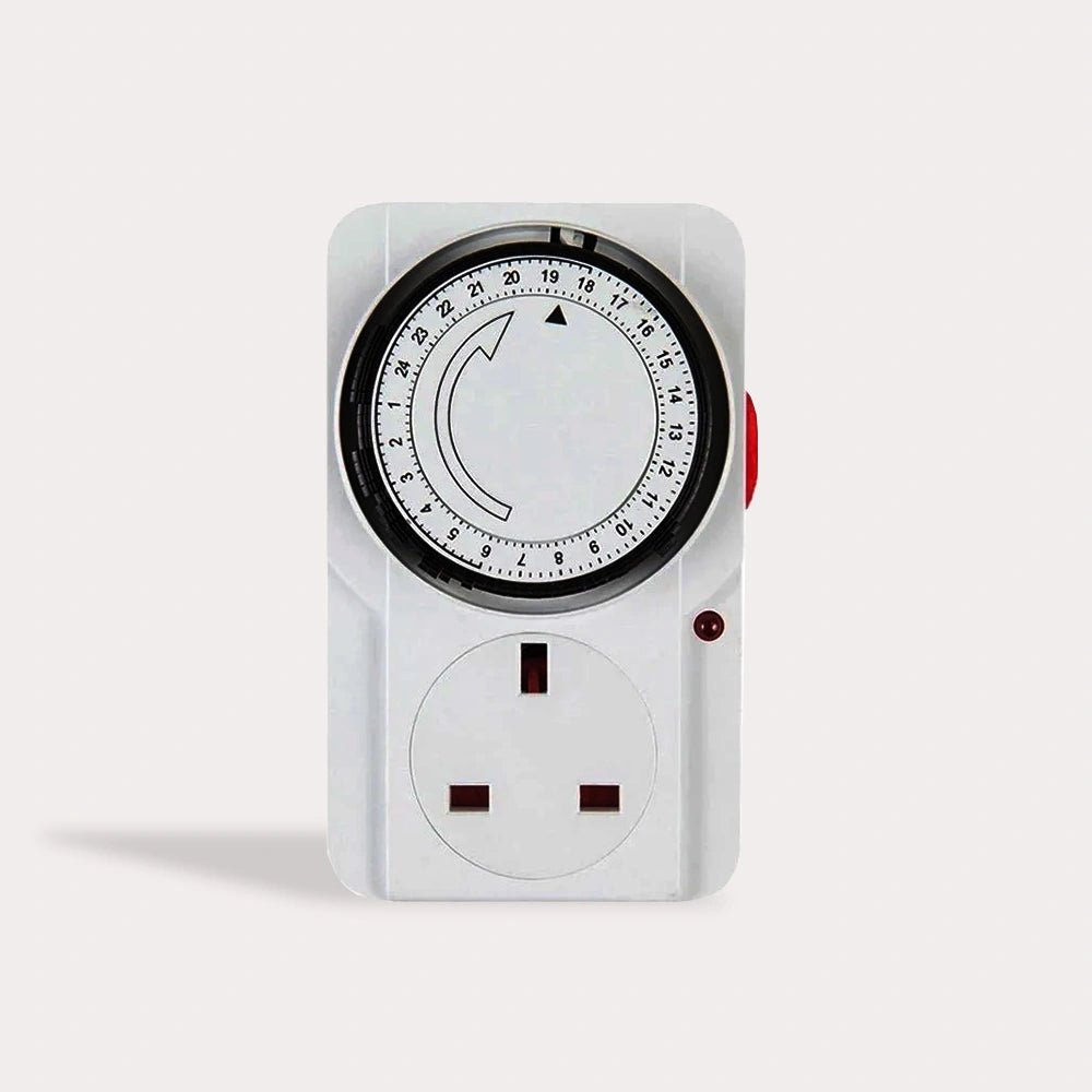 24 - Hour Mechanical Timer Switch Plug for Kitchen & Home – CheffyCorner - CheffyCorner
