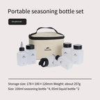 Seasoning Spice Storage Jars Set with Storage Bag
