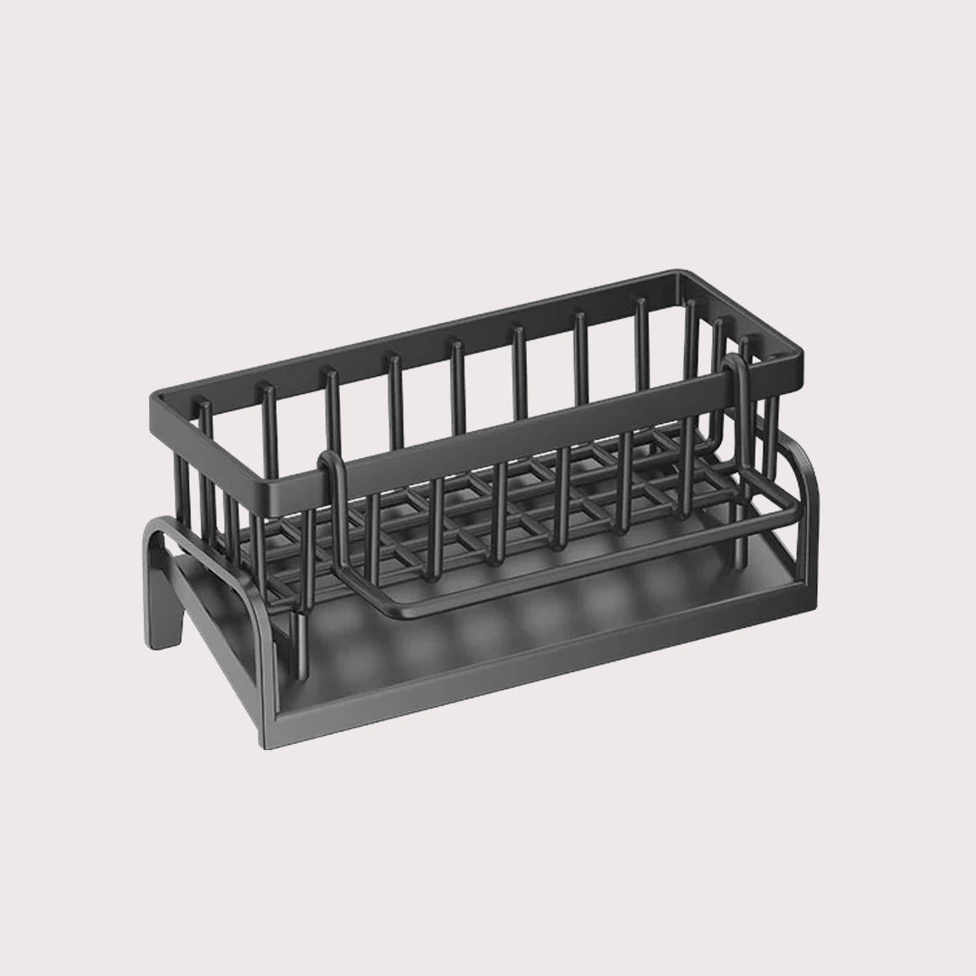Kitchen Sink Organizer Caddy | Modern Dish Sponge & Soap Holder
