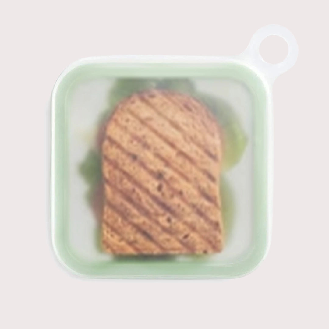 Portable Silicone Sandwich Toast Bento Box | Food Container Snack Box Student