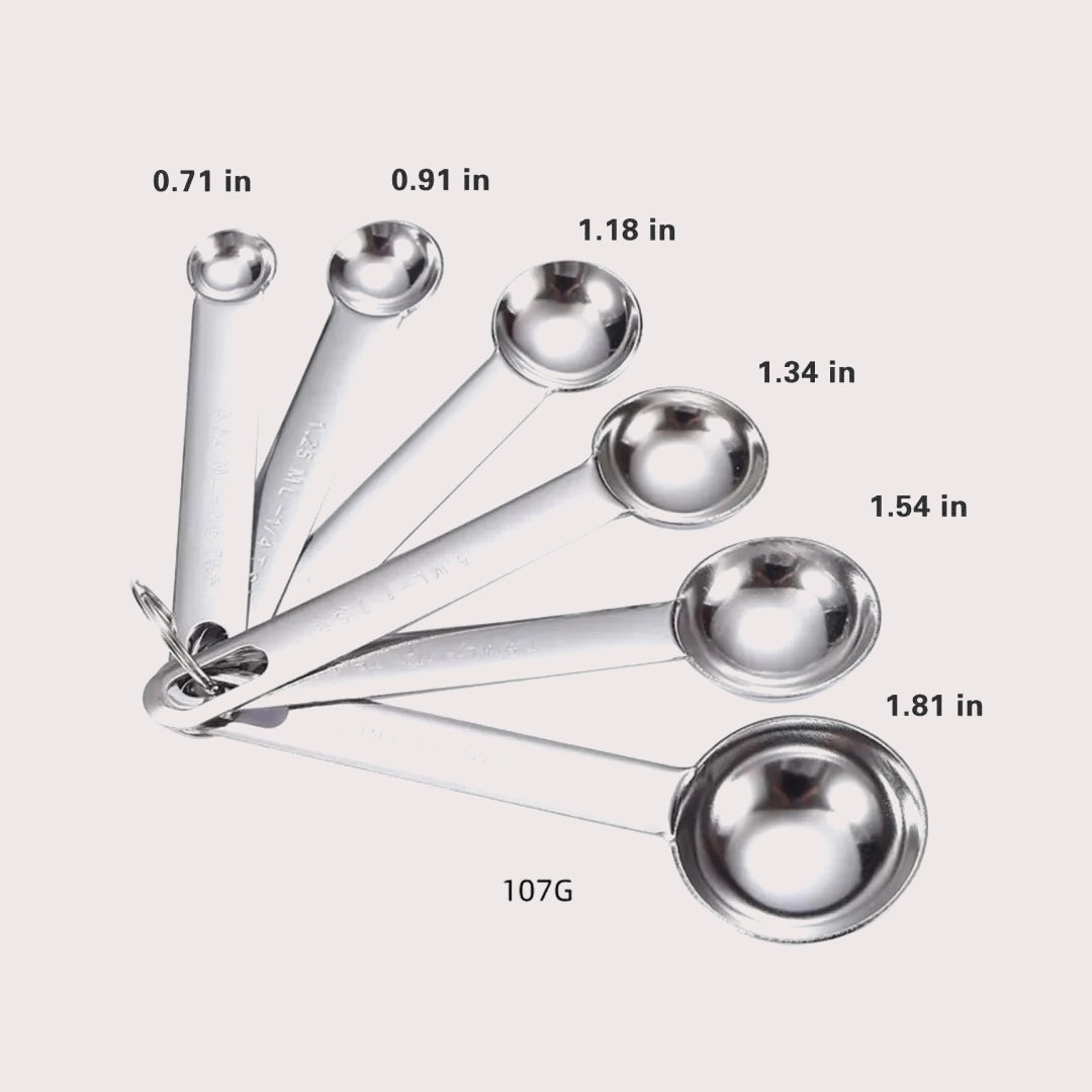 Food-Grade Stainless Steel Measuring Spoon | Coffee Powder Spice Measure Scoop