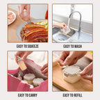 3 Pcs Mini Squeeze Bottle | Salad Dressing Containers | Barbecue Kitchen Tool - CheffyCorner
