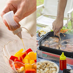 3 Pcs Mini Squeeze Bottle | Salad Dressing Containers | Barbecue Kitchen Tool - CheffyCorner