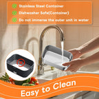 Electric Lunch Box Food Warmer: 100W Heated Lunch Box for Adults, 1.8L Portable Fast Heating Lunchbox Food Heater for Car, Truck, Work, Travel, Lonchera Elctrica Porttil 12/24V/110-230V
