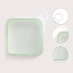 Portable Silicone Sandwich Toast Bento Box | Food Container Snack Box Student