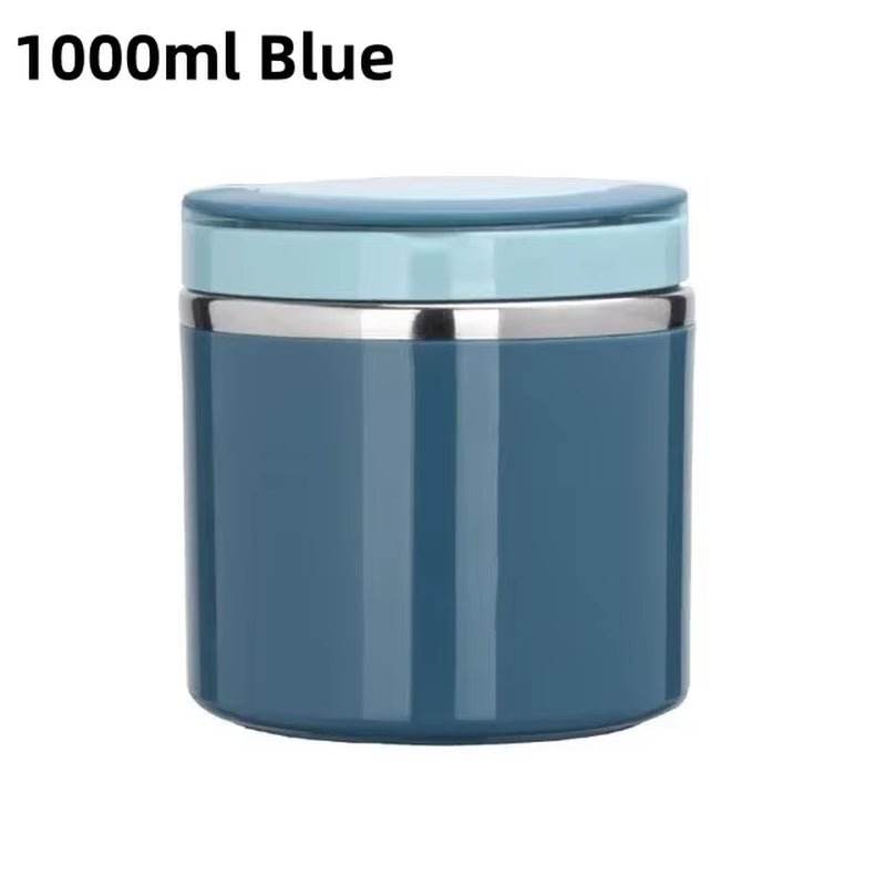 630/1000Ml Food Thermal Jar Insulated Soup Cup Thermos Containers Stainless Steel Lunch Box Thermo Keep Hot for School Children - CheffyCorner