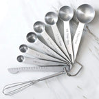 6/7/9Pcs Multipurpose Food - Grade Stainless Steel Measuring Spoon Coffee Powder Spice Measure Scoop Kitchen Baking Tools - CheffyCorner