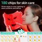 7‑Color LED Light Therapy Silicone Face Mask
