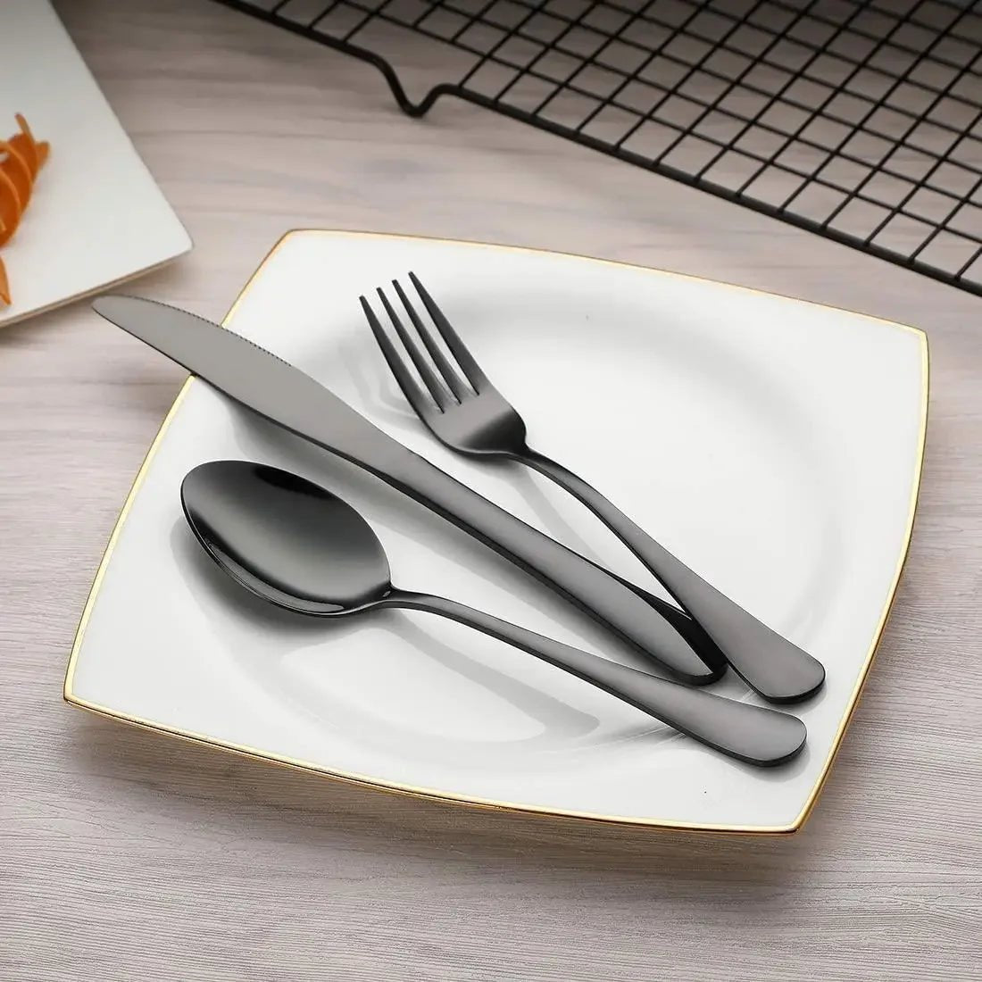 8PCS Portable Tableware Single Box Suitable for Outdoor Picnic Travel Students Chopsticks Fork Spoon Knife Easy to Take - CheffyCorner