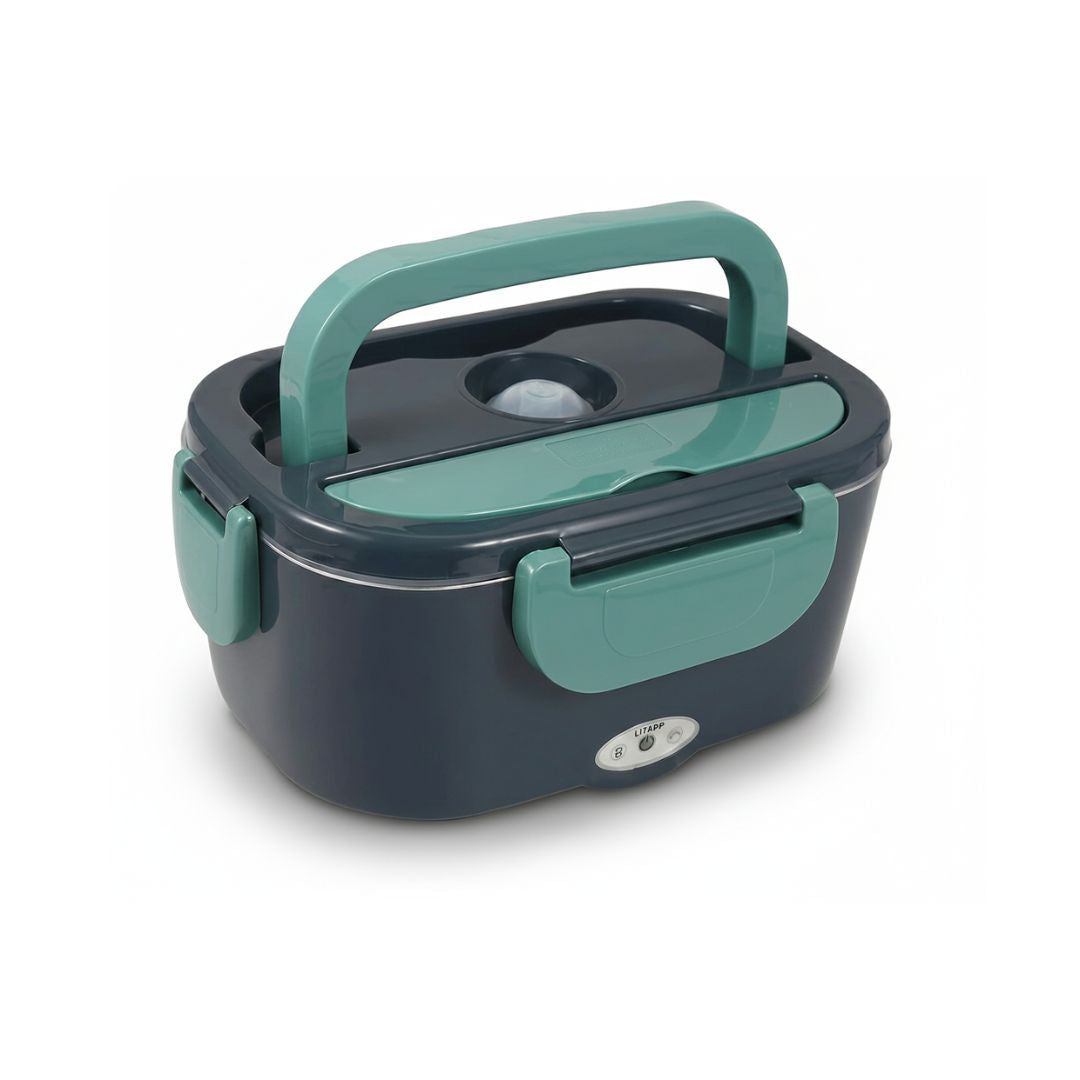 Portable Electric Lunch Box 1.5L — Built-In AU & UK Plug (No Adapter Needed)
