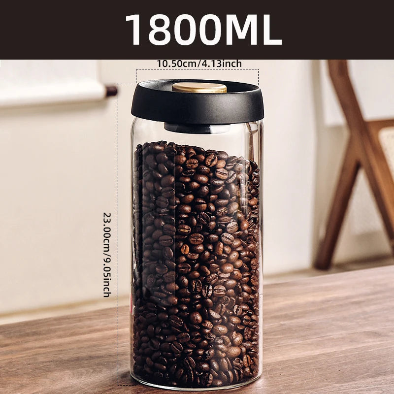 Glass spice jars set with bamboo airtight lids 
