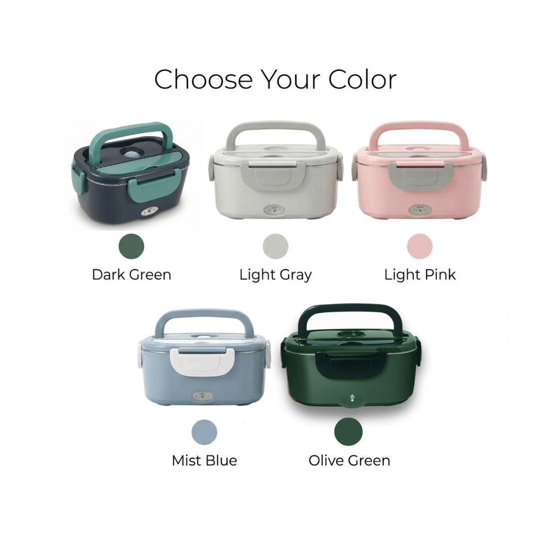 Portable Electric Lunch Box 1.5L — Built-In AU & UK Plug (No Adapter Needed)