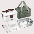 1.8L Portable Electric Lunch Box | Food Warmer 80W High Power | Fast Heating Lunch Box for Travel Car