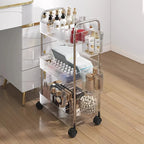 Compact Stackable Storage Rack - Mobile, Space - Saving for Kitchenware & Bedroom Clutter，Storage Function Vehicle