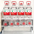 1 Stainless Steel Expandable Kitchen Sink Storage Rack Cabinet Storage Multi-Layer Multifunctional Internal Layered Storage Rack