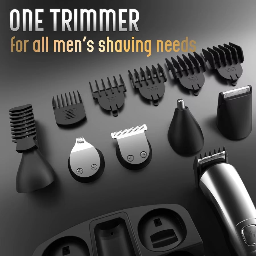 UFree Waterproof Cordless Hair Trimmer Kit Men 