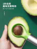 Avocado Knife Gadget Stainless Steel Cutter Kitchen Gadgets Fruit Cutting Artifact All for Kitchen and Home Dragon Fruit Slices - CheffyCorner
