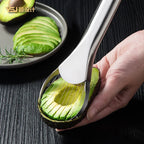 Avocado Knife Gadget Stainless Steel Cutter Kitchen Gadgets Fruit Cutting Artifact All for Kitchen and Home Dragon Fruit Slices - CheffyCorner