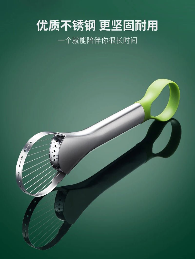 Avocado Knife Gadget Stainless Steel Cutter Kitchen Gadgets Fruit Cutting Artifact All for Kitchen and Home Dragon Fruit Slices - CheffyCorner