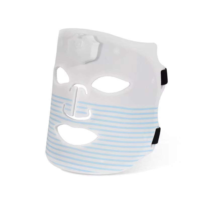 Professional Led Light Therapy Facial Mask Black Led Red Light Therapy 7 Colors Silicon Red Light Therapy Face Mask