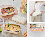 Electric Lunch Box Mini Rice Cooker | Water Free Heating Bento Box Constant