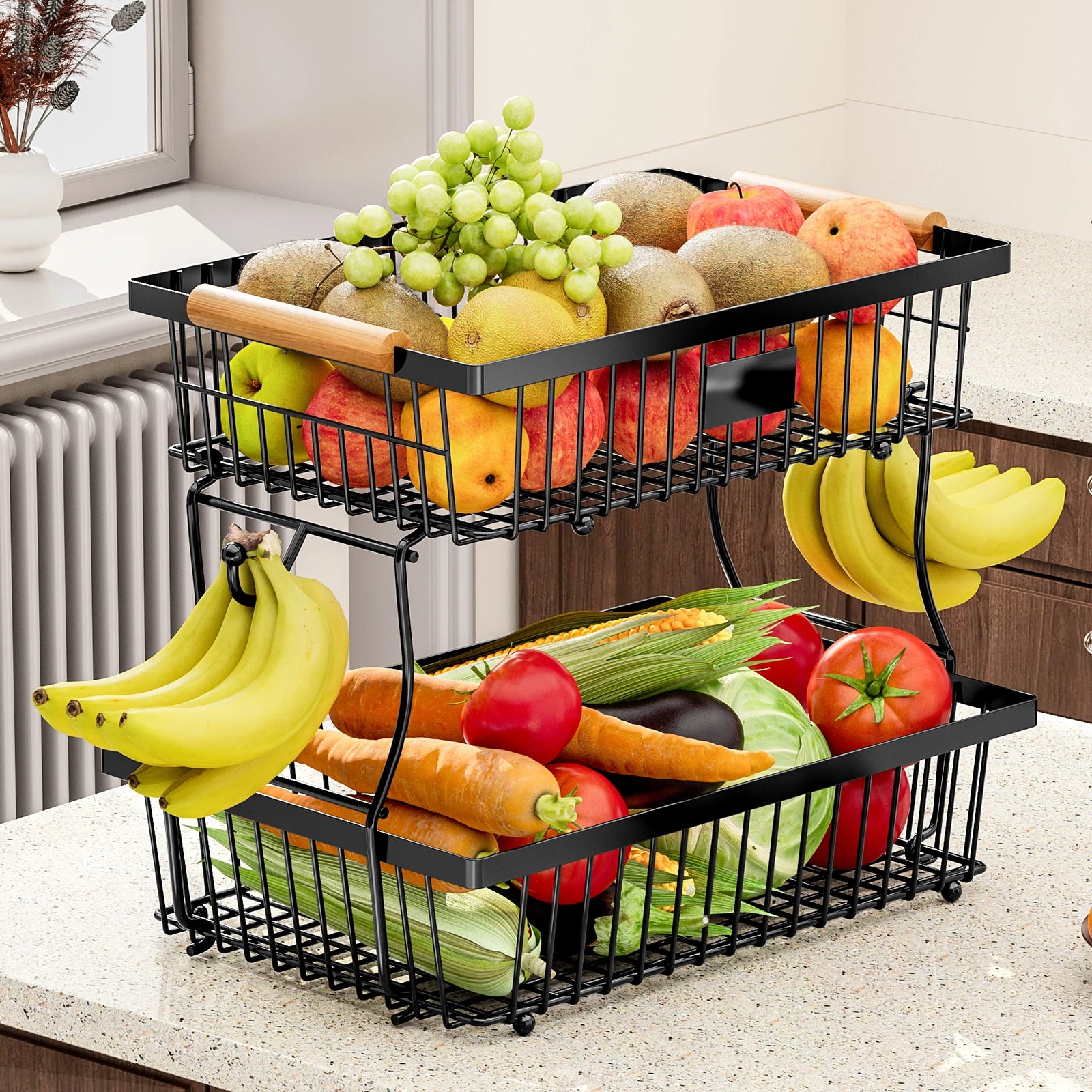 black-metal-kitchen-storage-organizer-with-hooks.