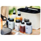 Camping Accessories Outdoor BBQ Picnic 6/8 Pieces Set Seasoning Spice Storage Jars Set with Storage Bag - CheffyCorner