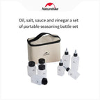 Camping Accessories Outdoor BBQ Picnic 6/8 Pieces Set Seasoning Spice Storage Jars Set with Storage Bag - CheffyCorner