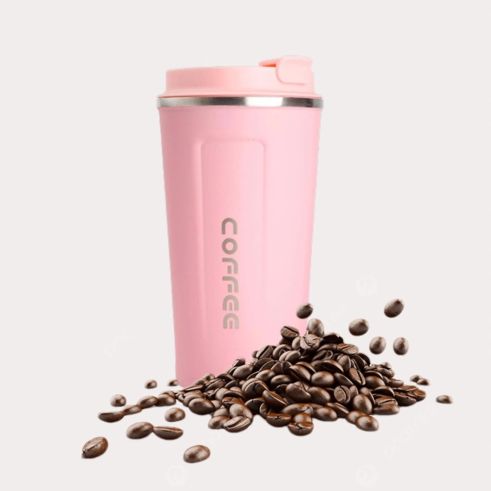 Coffee Mug Stainless Steel | Coffee Cup Temperature Display Vacuum Flask - CheffyCorner