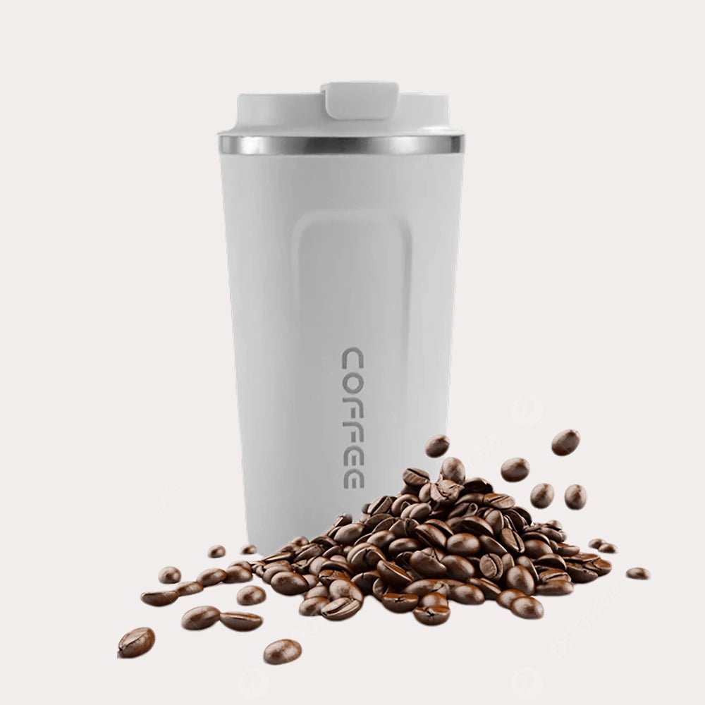 Coffee Mug Stainless Steel | Coffee Cup Temperature Display Vacuum Flask - CheffyCorner