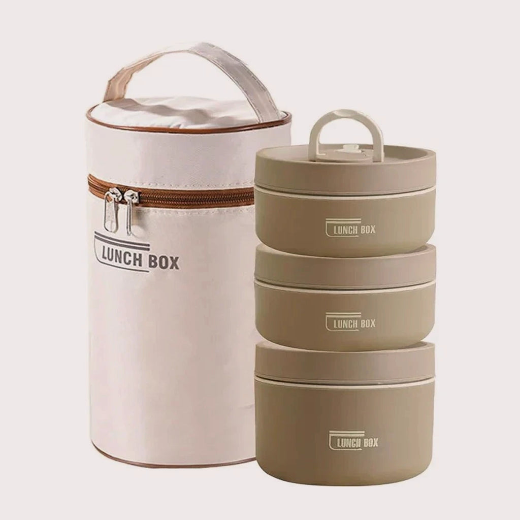 1400ml Portable Insulated Food Lunch Container Set | Thermal Lunch Box