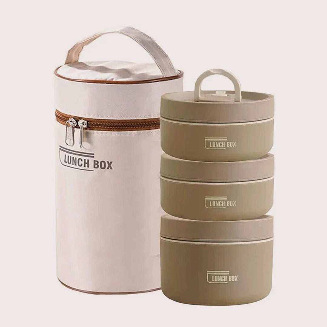 1400ml Portable Insulated Food Lunch Container Set | Thermal Lunch Box