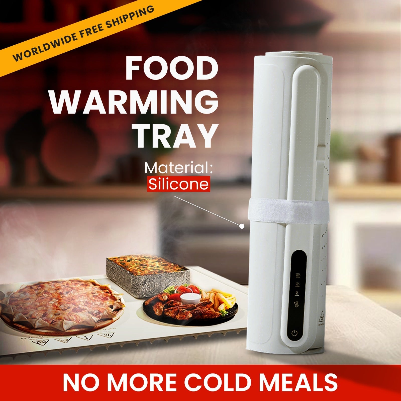Electric Food Warming Tray | Keep Meals Hot | Adjustable Temperature - CheffyCorner