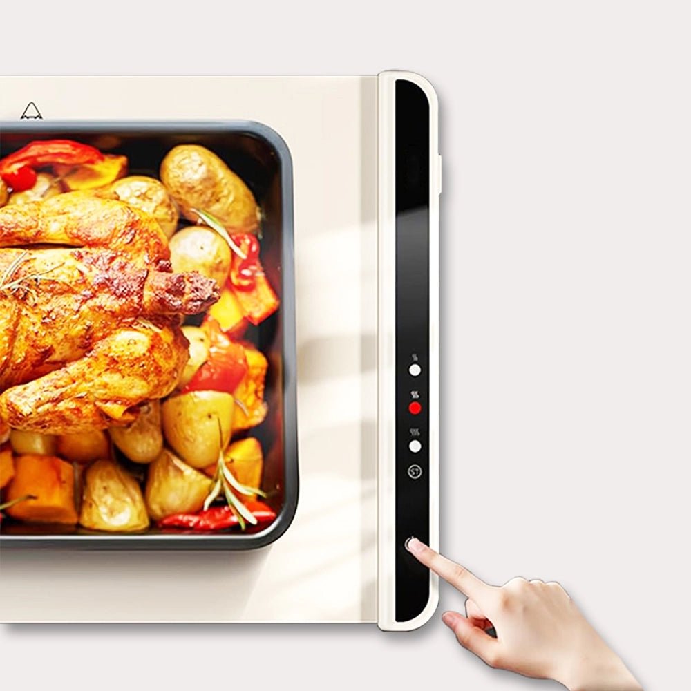 Electric Food Warming Tray | Keep Meals Hot | Adjustable Temperature - CheffyCorner