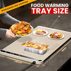 Electric Food Warming Tray | Keep Meals Hot | Adjustable Temperature - CheffyCorner