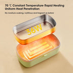 Electric Hot Rice Box Food Heater Lunch Insulated Lunch Box Convenient Food Heating Waterless Heating Bento Box Office Dormitory - CheffyCorner
