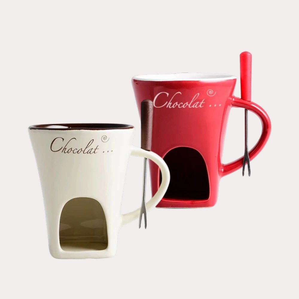 Fondue Pots Fondue Mug Set | Cabilock Chocolate Fondue Mug - CheffyCorner