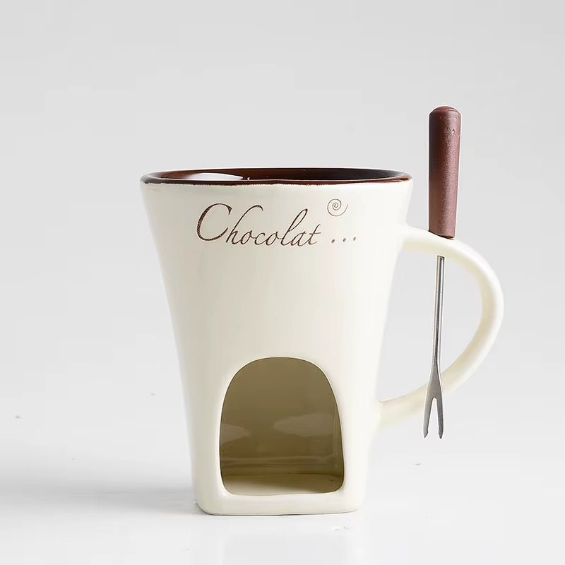 Fondue Pots Fondue Mug Set | Cabilock Chocolate Fondue Mug - CheffyCorner
