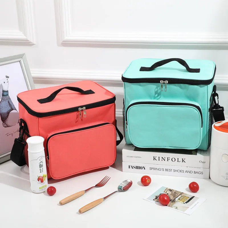 Insulated Lunch Bag Large Lunch Bags for Women Men Reusable Lunch Bag with Adjustable Shoulder Strap - CheffyCorner