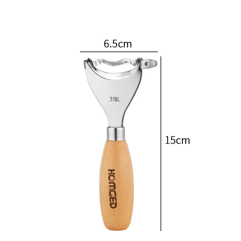 Kitchen 304 Stainless Steel Peeler Corn Kernel Separator with Wooden Handle Potato Cucumber Grater Home Life Helper Tools - CheffyCorner