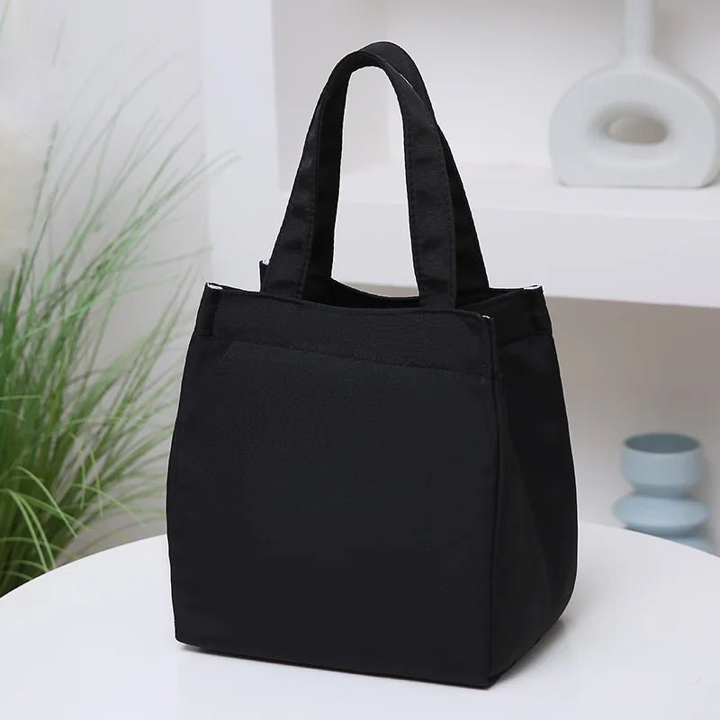 Large Capacity Lunch Bag with Aluminum Foil Insulation for Work, Simple and Practical Top Handle Bag - CheffyCorner