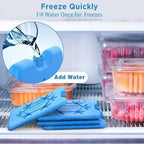 Lightweight Fresh Food Storage Bag Reusable Ice Box Portable Water Injection Cooler Box - CheffyCorner