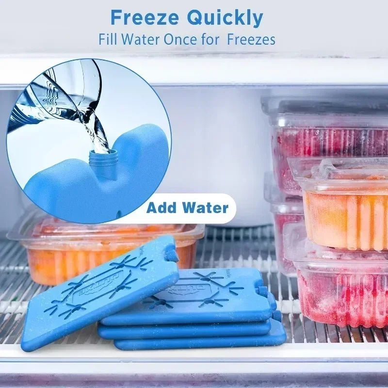 Lightweight Fresh Food Storage Bag Reusable Ice Box Portable Water Injection Cooler Box - CheffyCorner