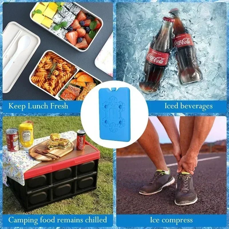 Lightweight Fresh Food Storage Bag Reusable Ice Box Portable Water Injection Cooler Box - CheffyCorner